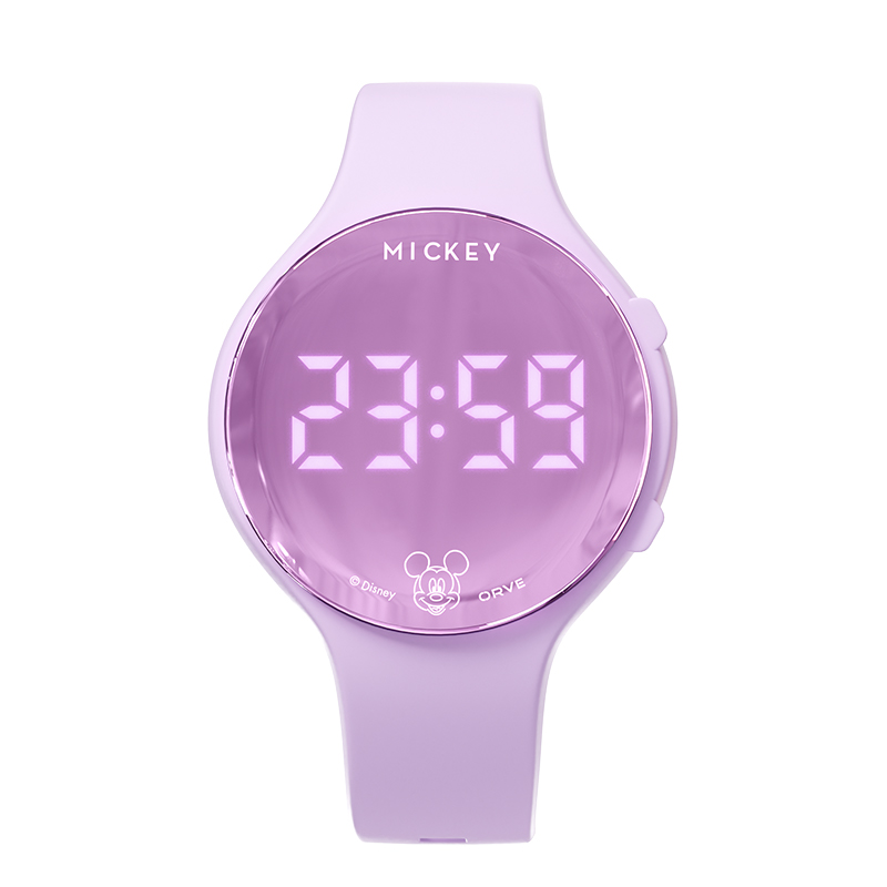 

Disney Часы Electronic Movement Silicone Strap Watch Unisex Black Dial