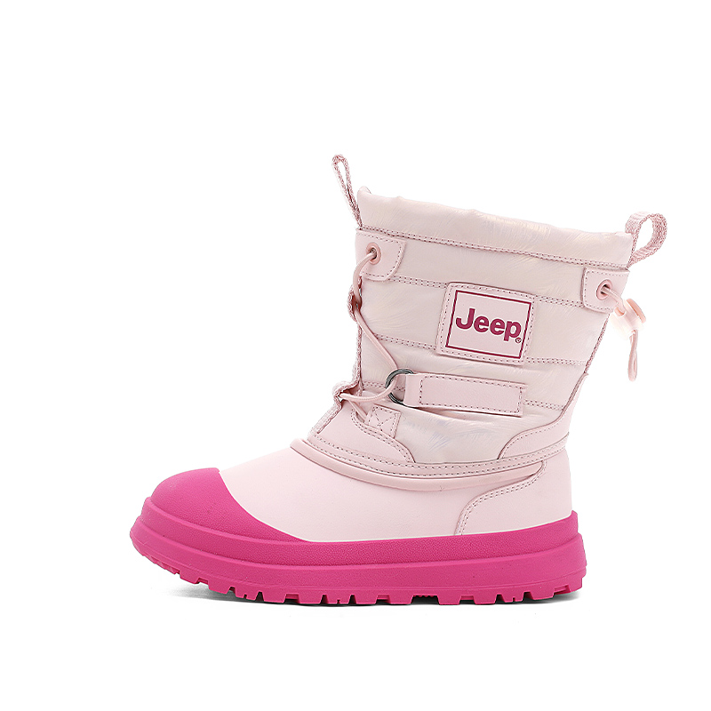 

Детские снегоступы с противоскользящей подошвой, защитой от ударов, устойчивостью к истиранию, легкой амортизацией и поддержкой баланса Jeep, cherry blossom розовый/foreign розовый красный[fleece-lined thermal-striding before the snow]
