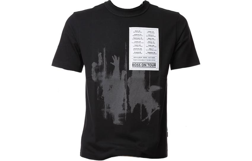 

Футболка мужская черная SS24 HUGO BOSS