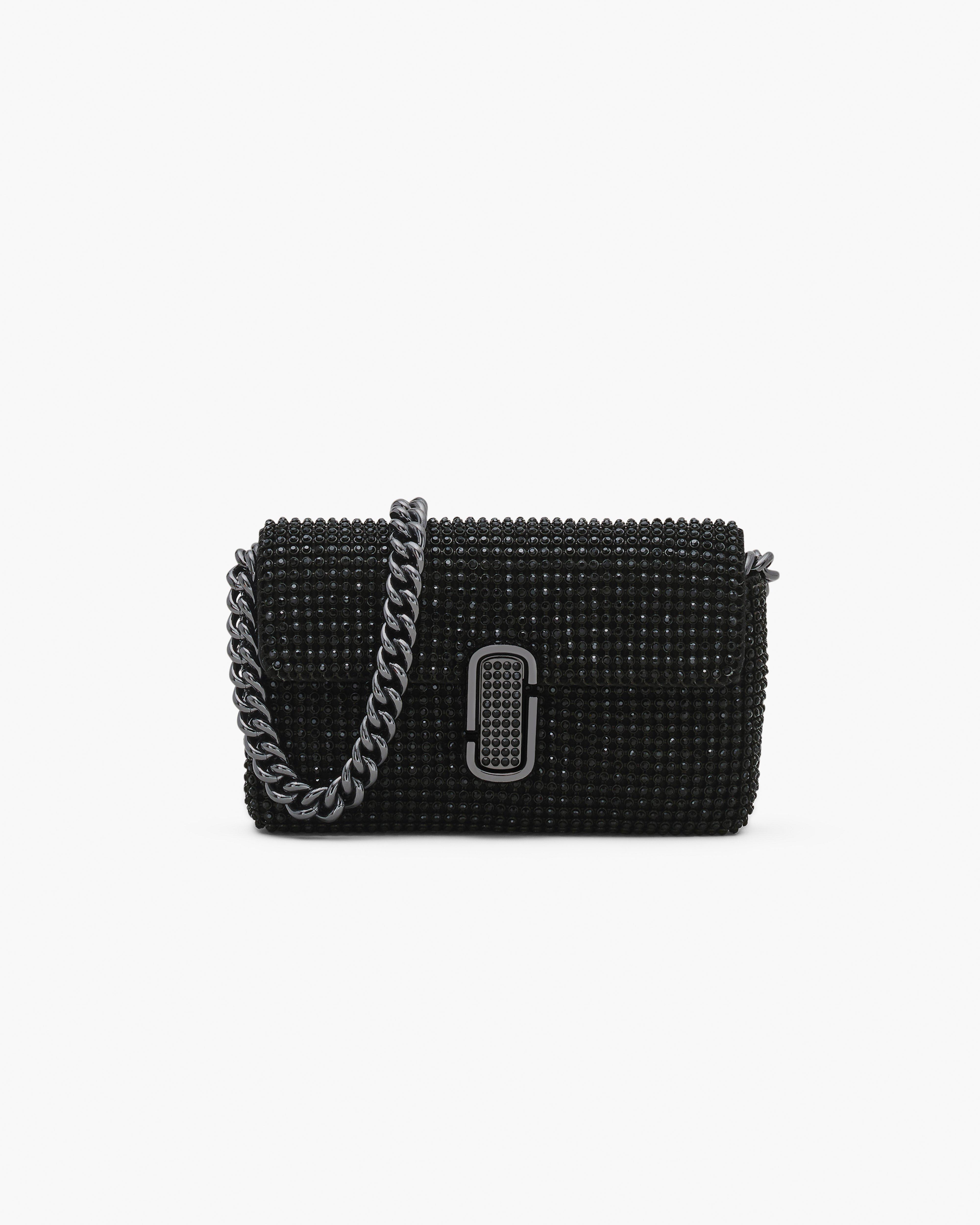 

Сумка через плечо Marc Jacobs Mini со стразами, черный