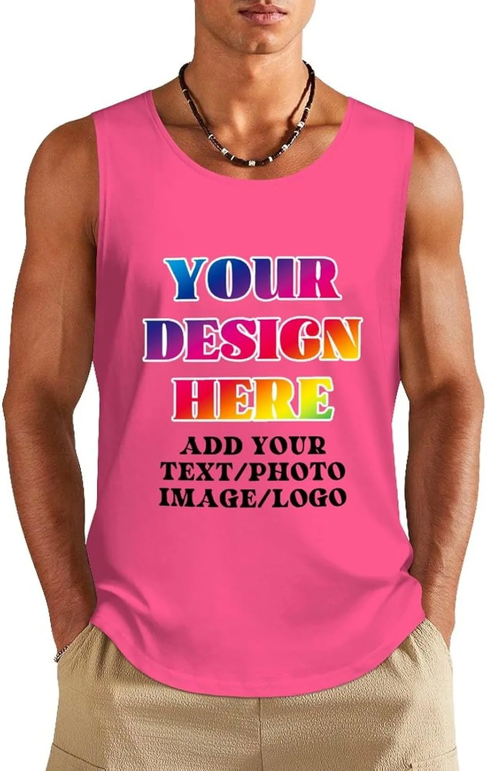 

Кастомный топ для мужчин с принтом PCZEFJAS