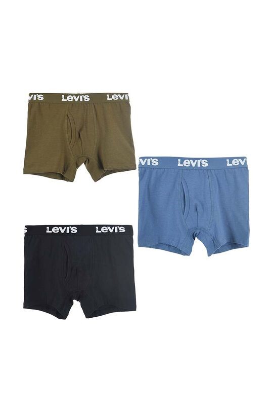 

Детские боксеры 3 упаковки Levi's, черный