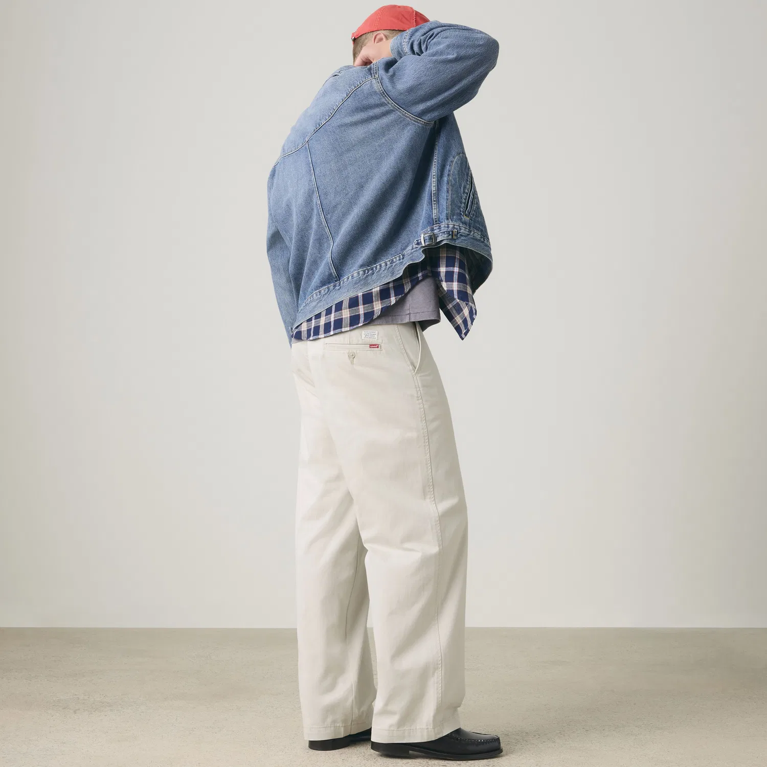 Мужские брюки-чиносы Xx Chino Baggy Levi's, White — фото 2