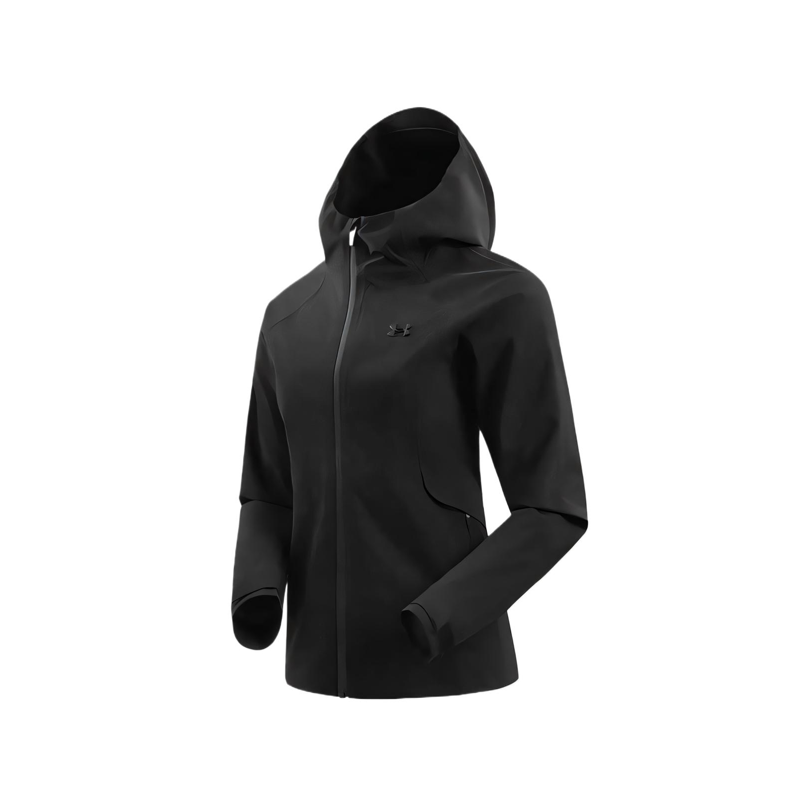 

Under Armour Водонепроницаемая ветровка для женщин, защищающая от ветра и дышащая, 0033 Twilight Black