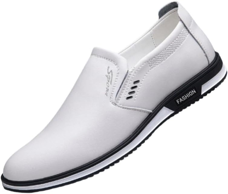 

Мужские лоферы большого размера - - цельный дизайн - подходят для деловой и официальной одежды - для работы Clolinde, белый