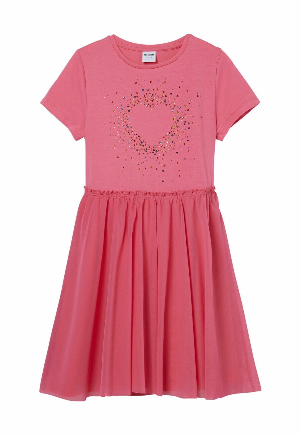 

Летнее платье Rhinestone Heart Desigual, красный