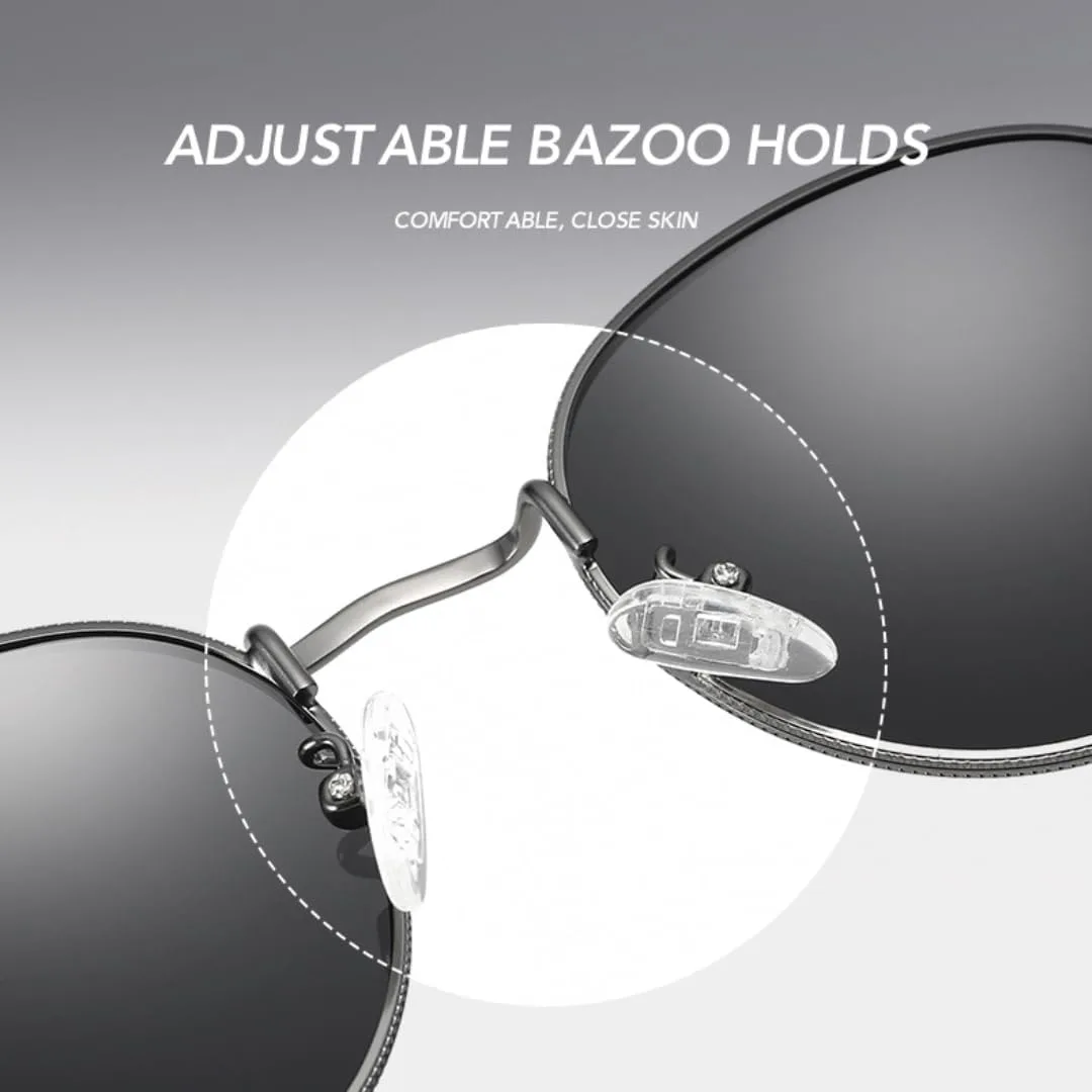 

Классические женские круглые солнцезащитные очки в стиле ретро для мужчин, очки с пленочным покрытием Ocean Film, защита от УФ-излучения UV400 TVTBBVV, 14