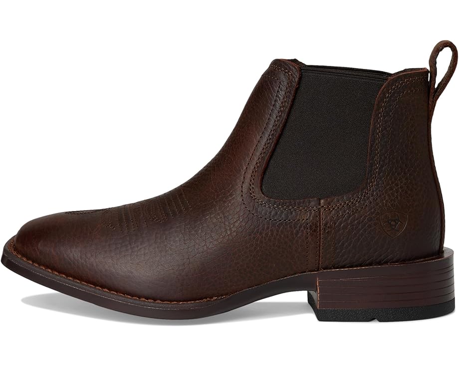 Мужские ковбойские ботинки Ariat Booker Ultra, Brown Oiled Rowdy — фото 4
