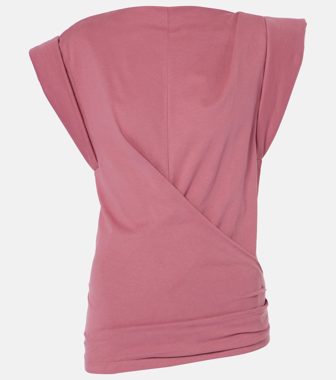 

Майка из хлопкового джерси Maisan Isabel Marant, Antik Pink