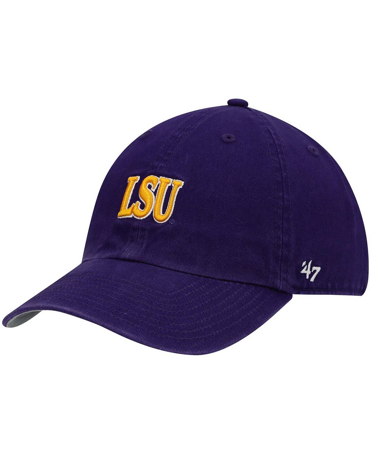 

Мужская фиолетовая бейсболка LSU Tigers Archie Script Clean Up '47 Brand