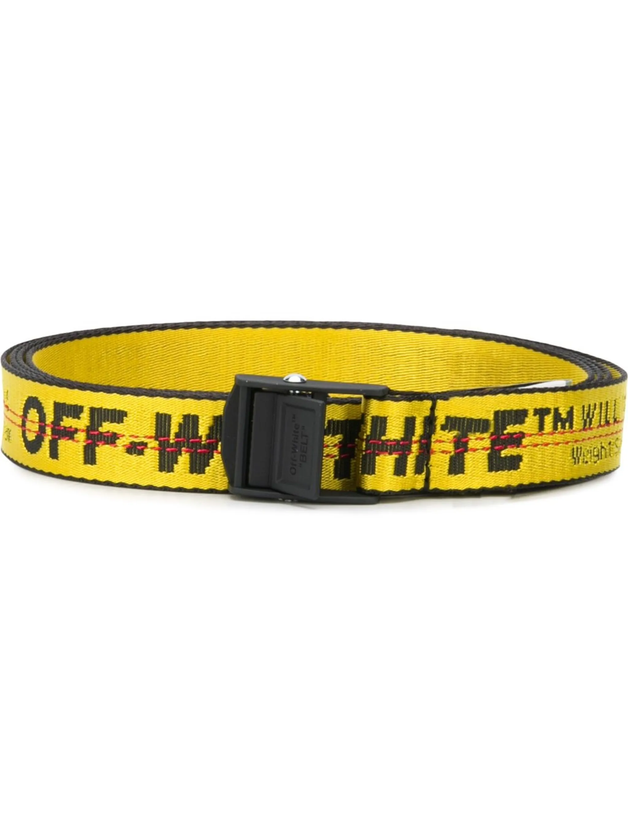 

Узкий ремень Industrial с логотипом Off-White, желтый
