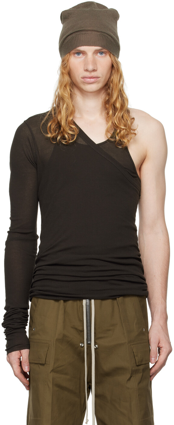 

Серый топ Porterville Ziggy Banana Rick Owens