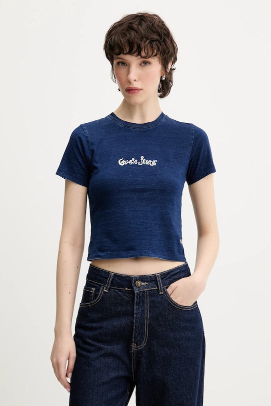 

Футболка Guess Jeans, темно-синий