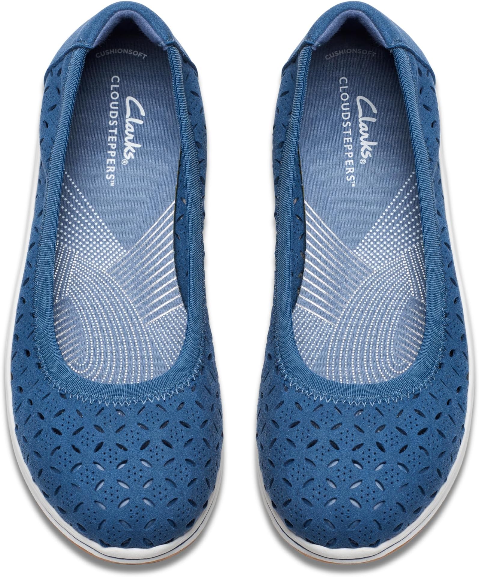 Балетки Clarks Breeze Roam, Blue Textile — фото 2