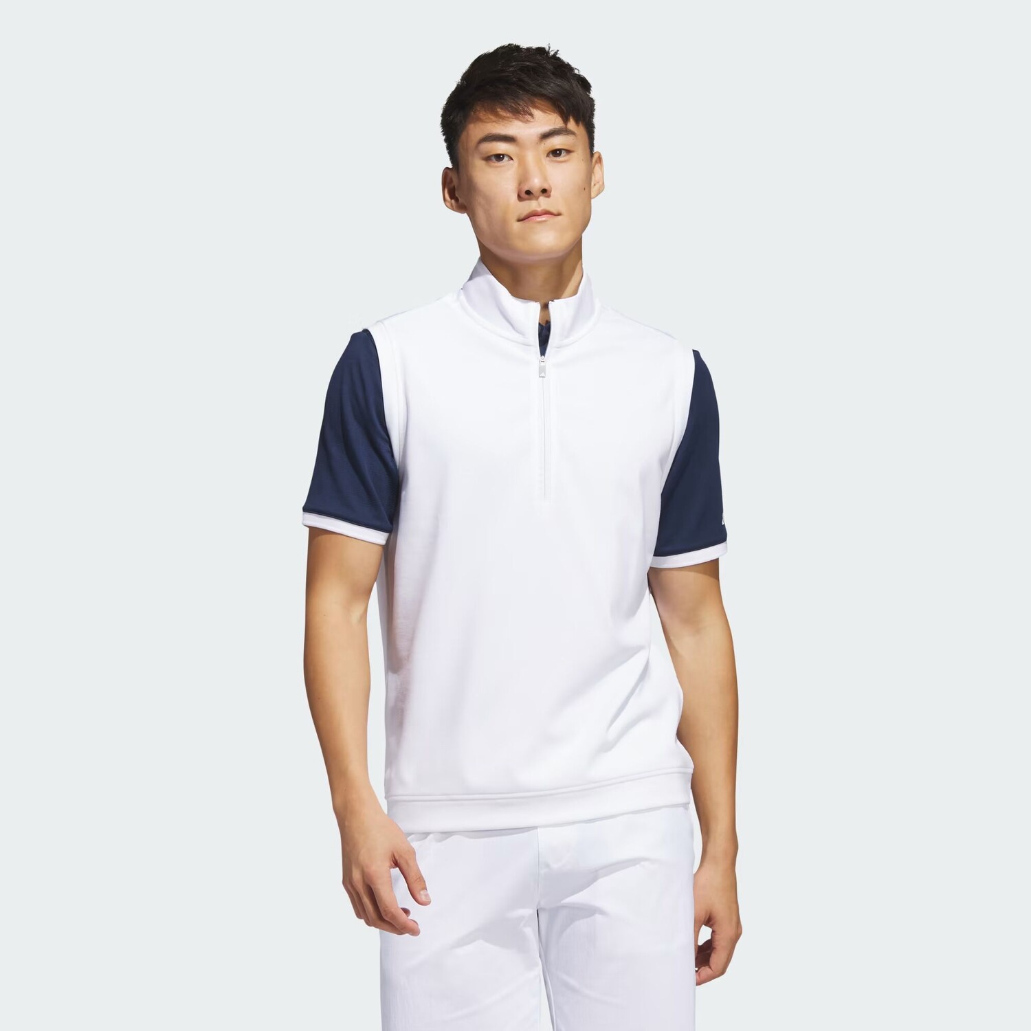 

Пуловер с приподнятой молнией 1/4 Adidas, цвет White