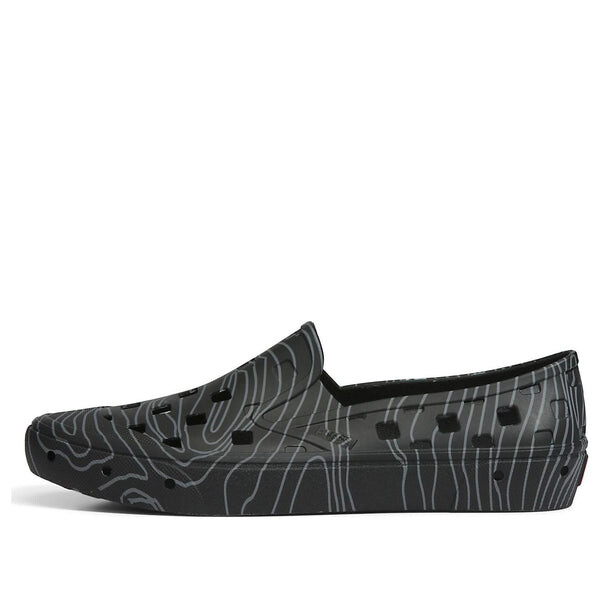 

Кроссовки x nathan florence slip-on trk shoes 'black' Vans, черный