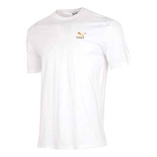 

Футболка rainbow logo tee 'white' Puma, белый