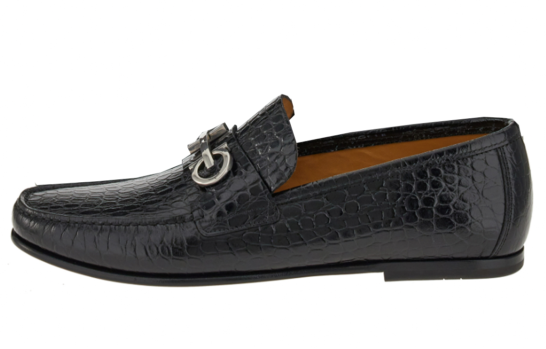 

Ferragamo Феррагамо Лоферы с пряжкой Ганчини
