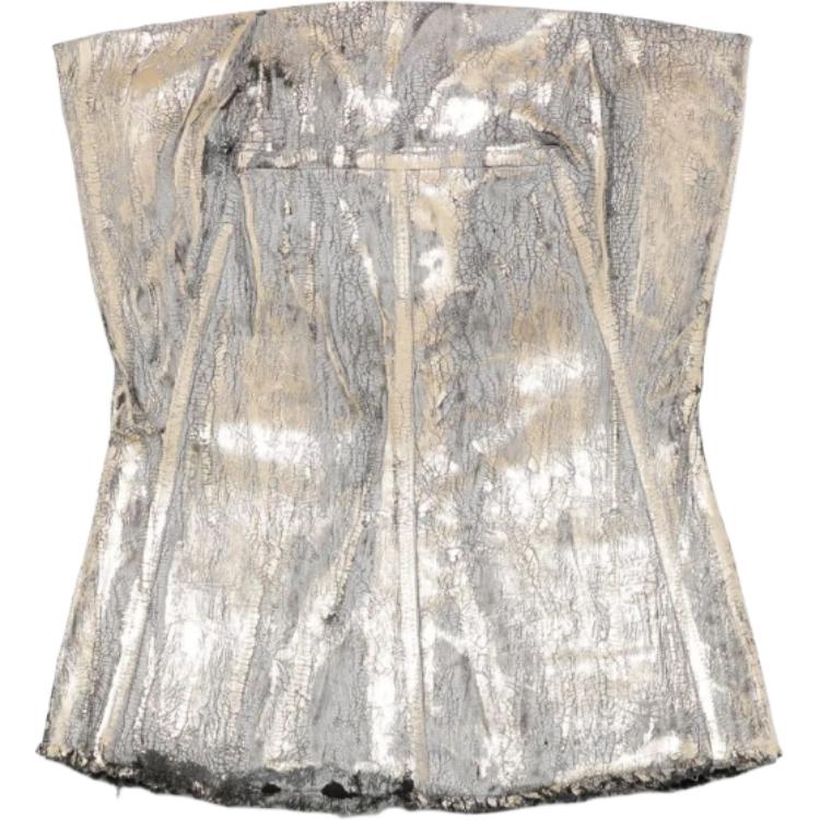 

Топ-бюстье в стиле подиум RICK OWENS, золото