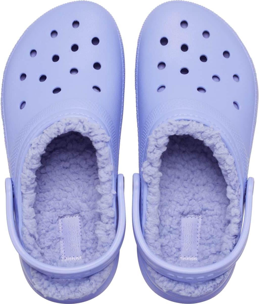 Детские классические сабо Crocs унисекс с подкладкой, фиолетовый — фото 3