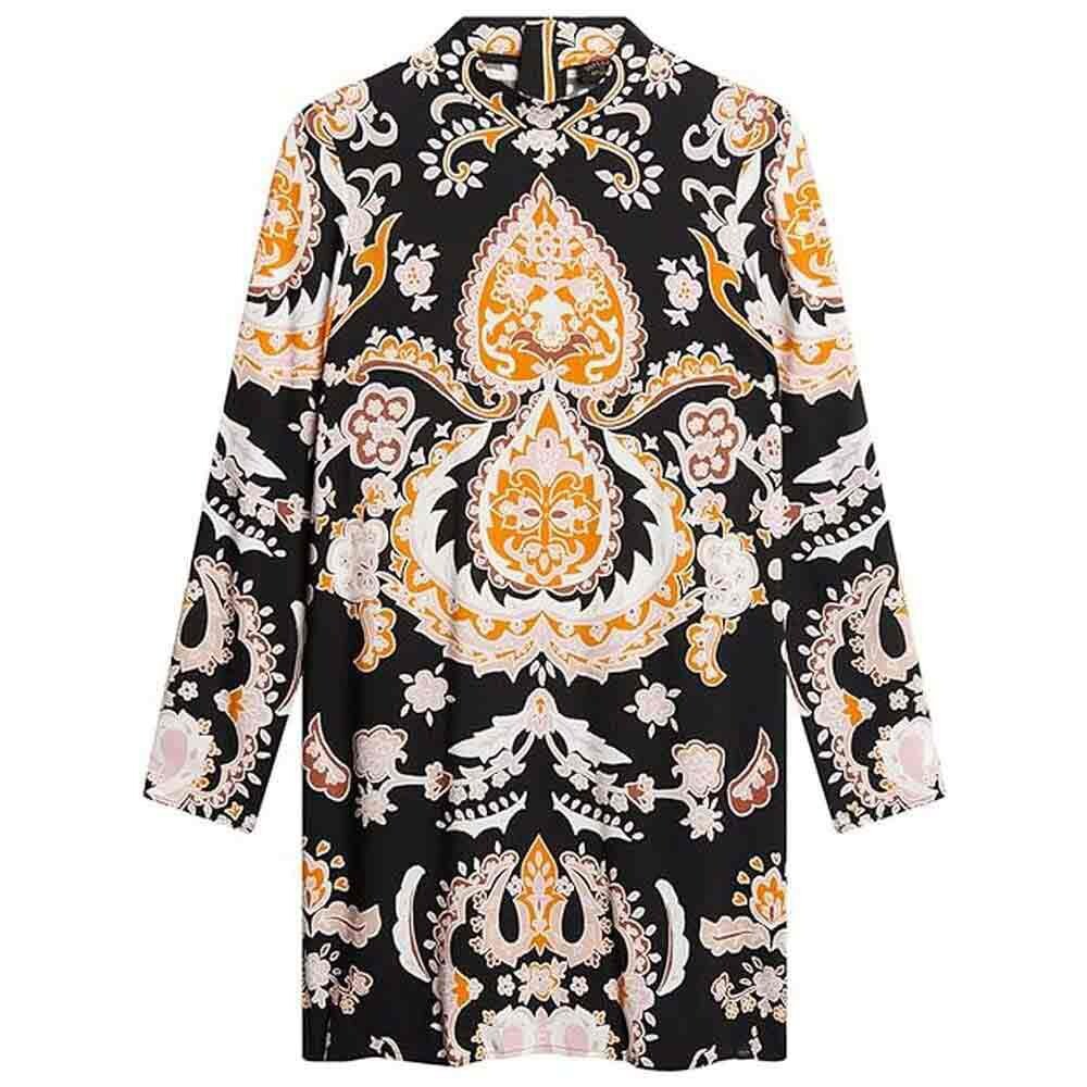 

Платье Superdry Studios Mock Neck Mini, черный