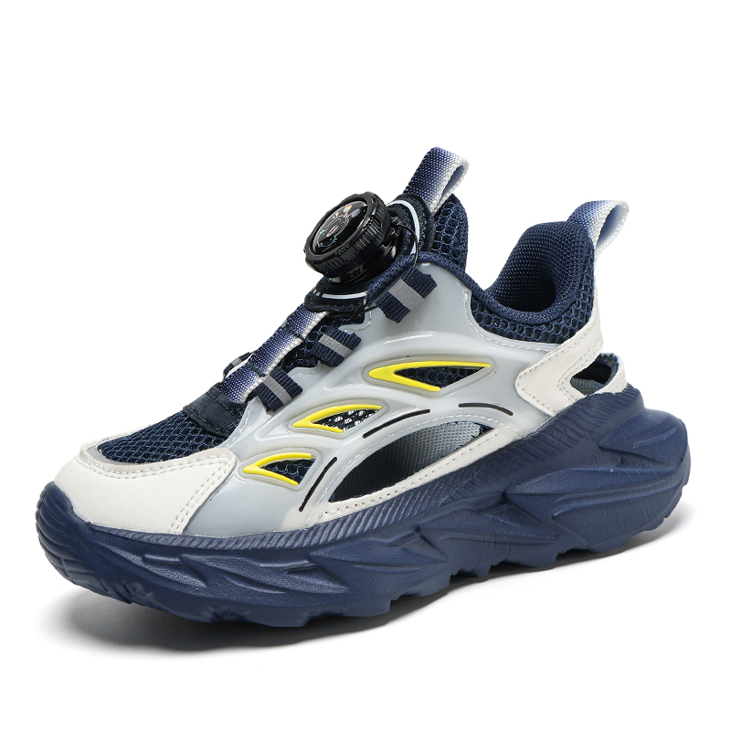 

Нескользящие, износостойкие, дышащие низкие повседневные кроссовки для детей BOBDOG, синий