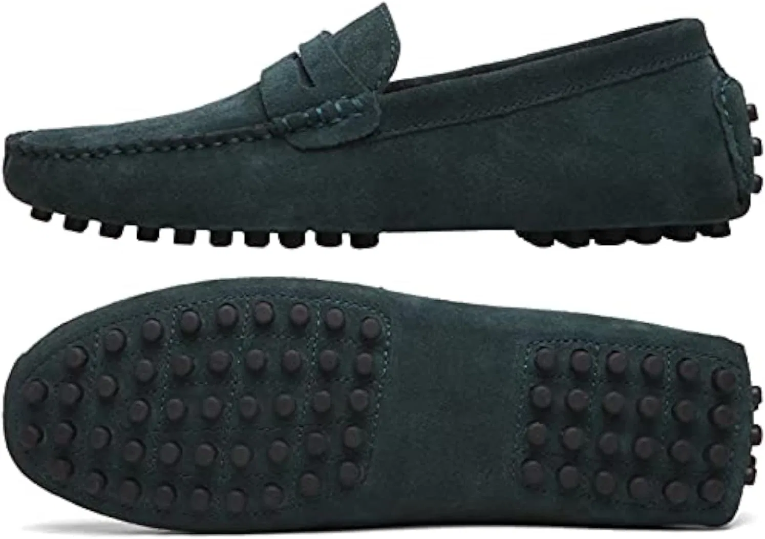Мокасины кожаные Loafers V/Green Zentavi — фото 4