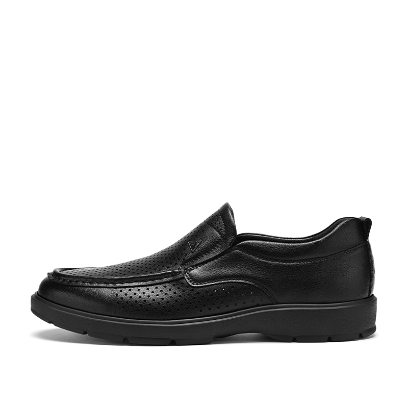 

Повседневные кожаные туфли мужские с низким верхом ZULIZ, Men'S Black