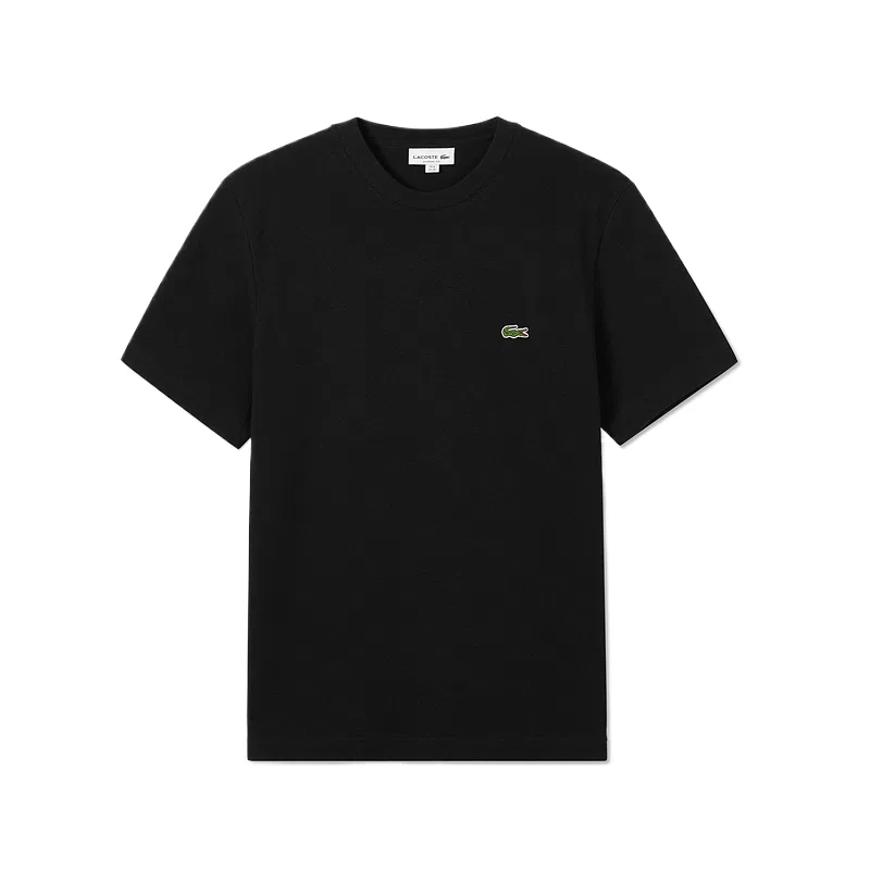 Футболка с круглым вырезом Logo LACOSTE, Black