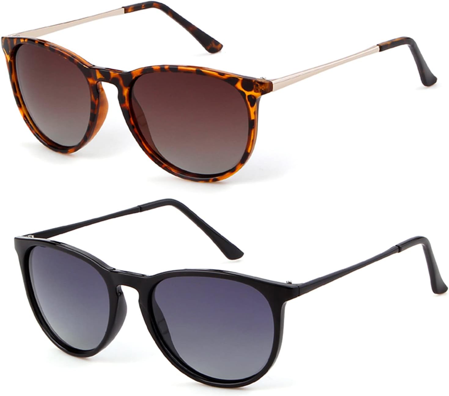 

Солнцезащитные очки для женщин и мужчин, поляризованные, винтажные, ретро, ​​круглые, квадратные, модные, в стиле Y2K, прямоугольные, с защитой от УФ-излучения DQbhzh, Leopard/Brown,glossy Black/Gradient Grey