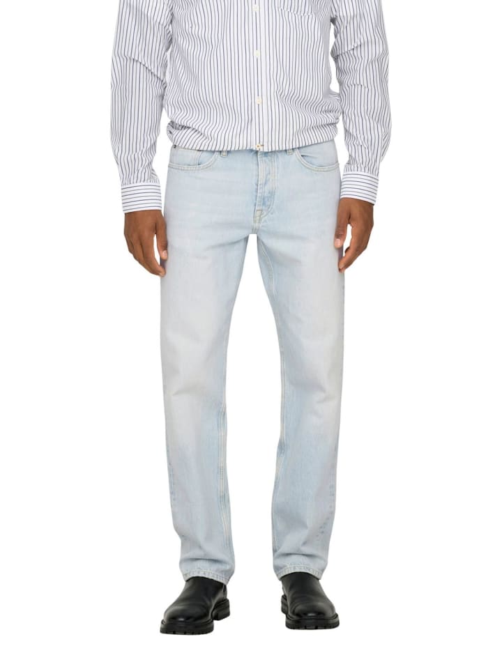

Only&Sons Джинсы ONSEDGE STRAIGHT прямого кроя, серые