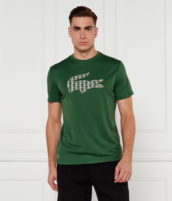 

Футболка мужская Lacoste с крокодилом, зеленый