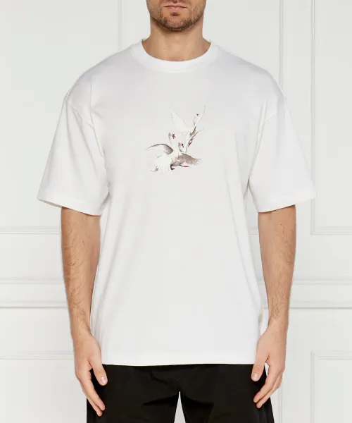 

Футболка Asil Hugo x Les Benjamins Relaxed fit Hugo, белый