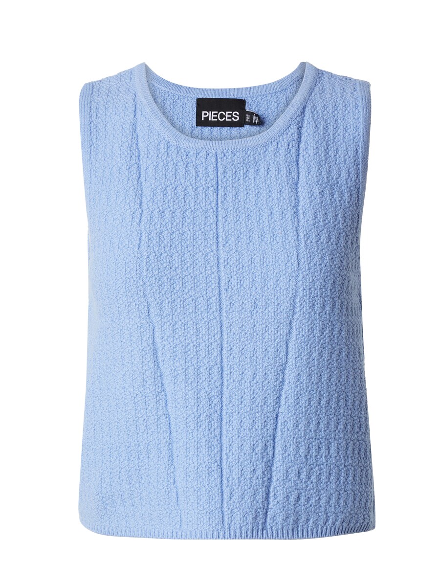 

Вязаный топ PIECES PCKENNA, светло-синий