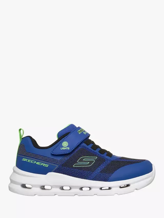Детские кроссовки S-Lights Glide-Step Lights, синие Skechers