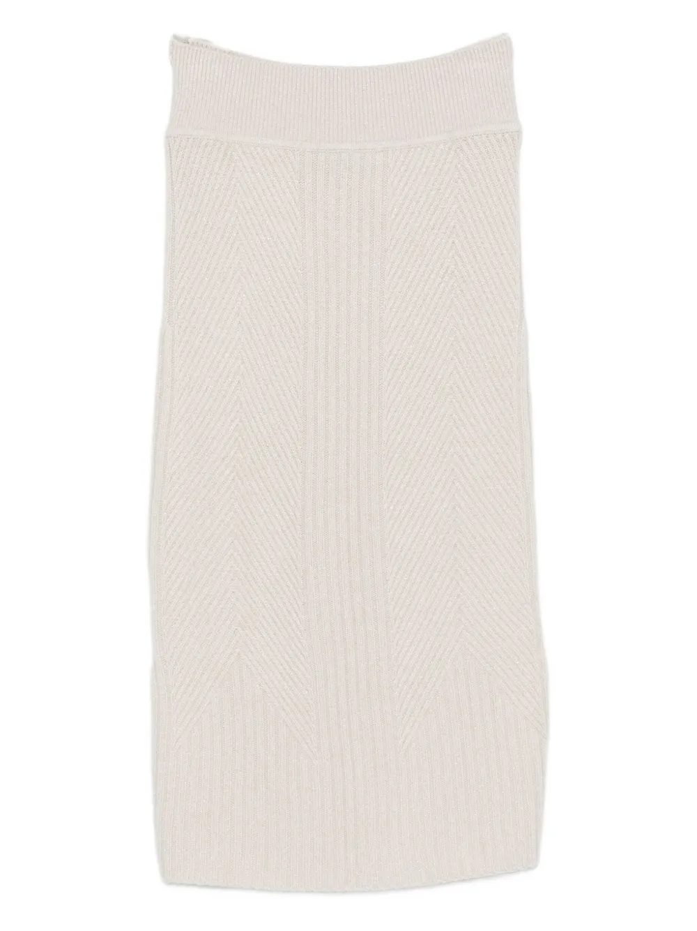 

Ребристая миди-юбка Lorena Antoniazzi, нейтральный