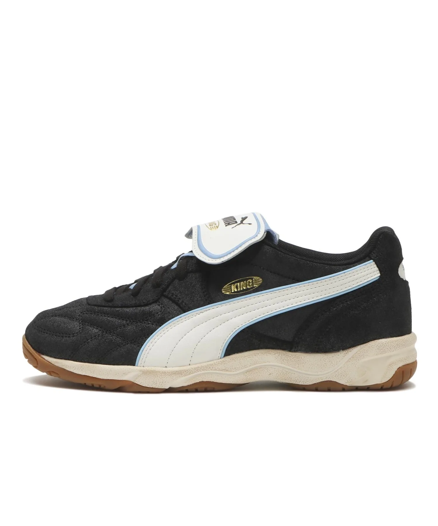 Кроссовки из натуральной кожи King Indoor PUMA черные
