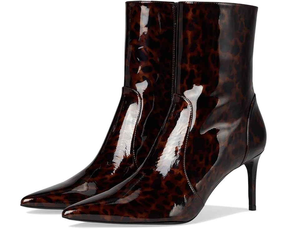 

Ботинки Stuart Weitzman Stuart Power Zip 75, темно-корчневый