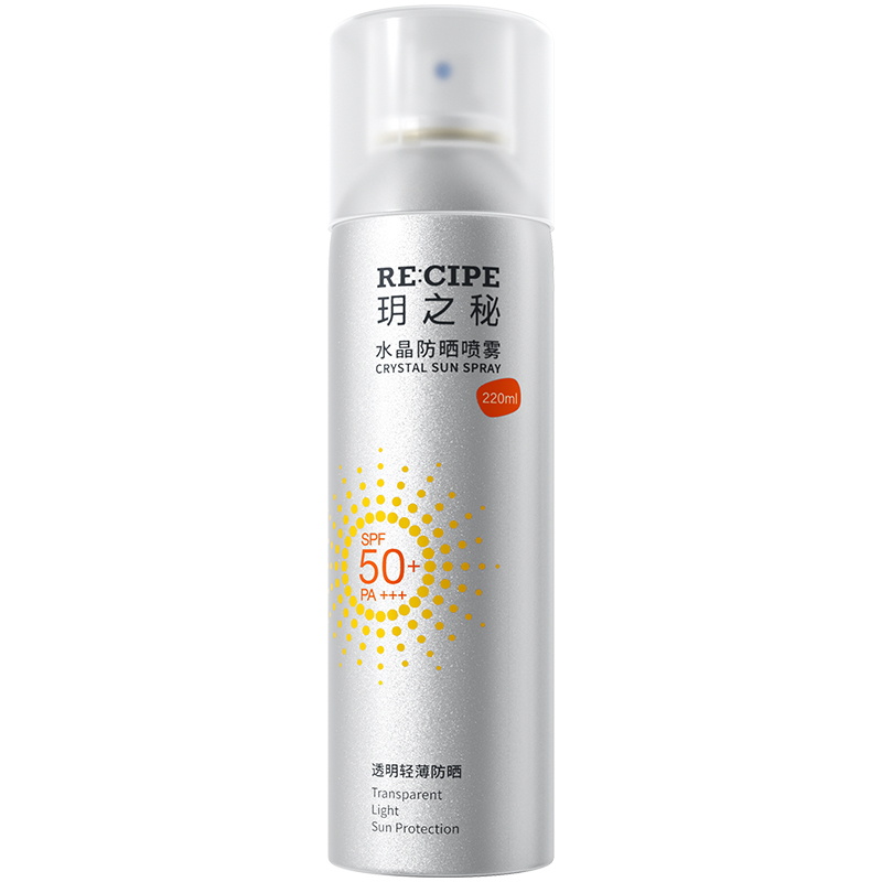 Спрей для защиты от солнца Crystal Spray SPF50+PA+++ с охлаждающим эффектом RE:CIPE — фото 4