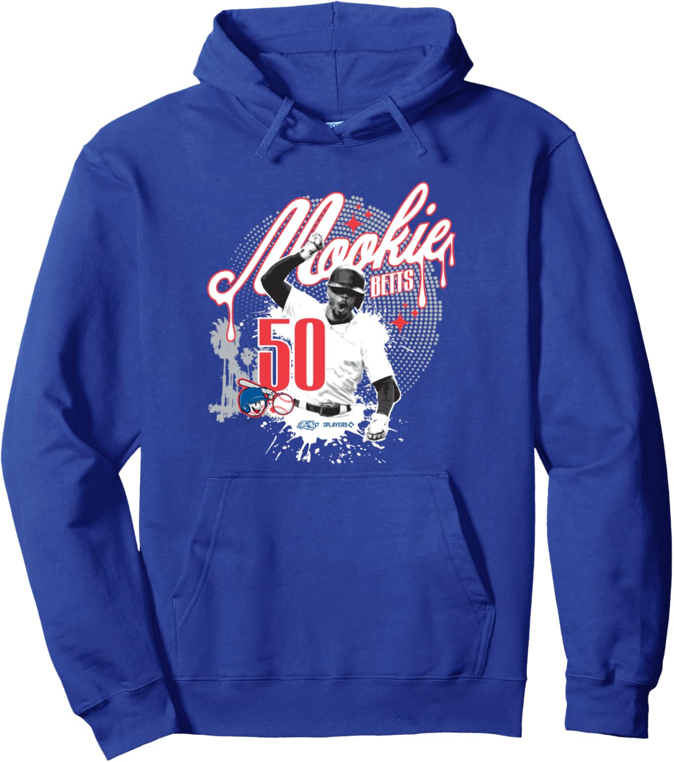 

Худи с изображением игрока бейсбольной команды «Лос-Анджелес Кэтс» Муки Беттса, синего цвета Ryno Sports