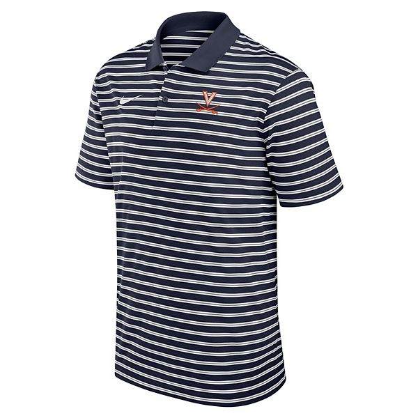 Мужская поло Virginia Cavaliers Victory Stripe в синем цвете Nike — фото 3