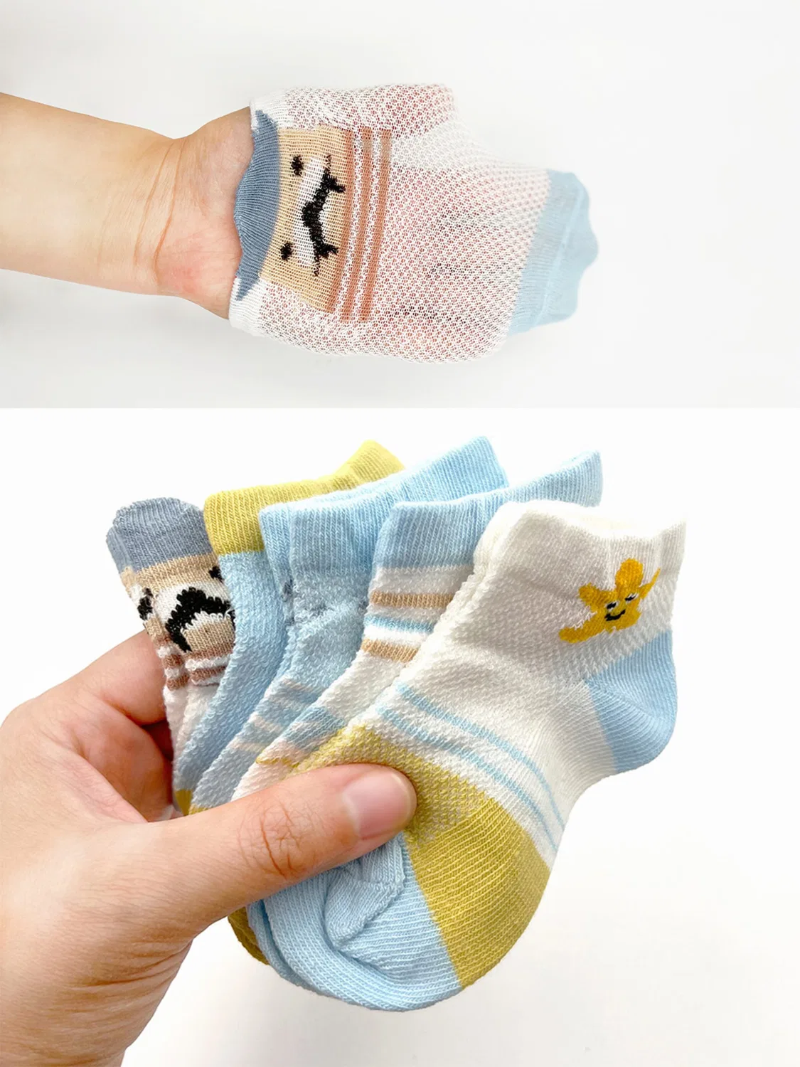 Носки 'Netzsocken Seelöwe' Vivi Idee, Light Blue — фото 3