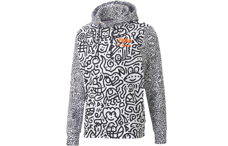 

X MR DOODLE Толстовка мужская белая Puma, белый