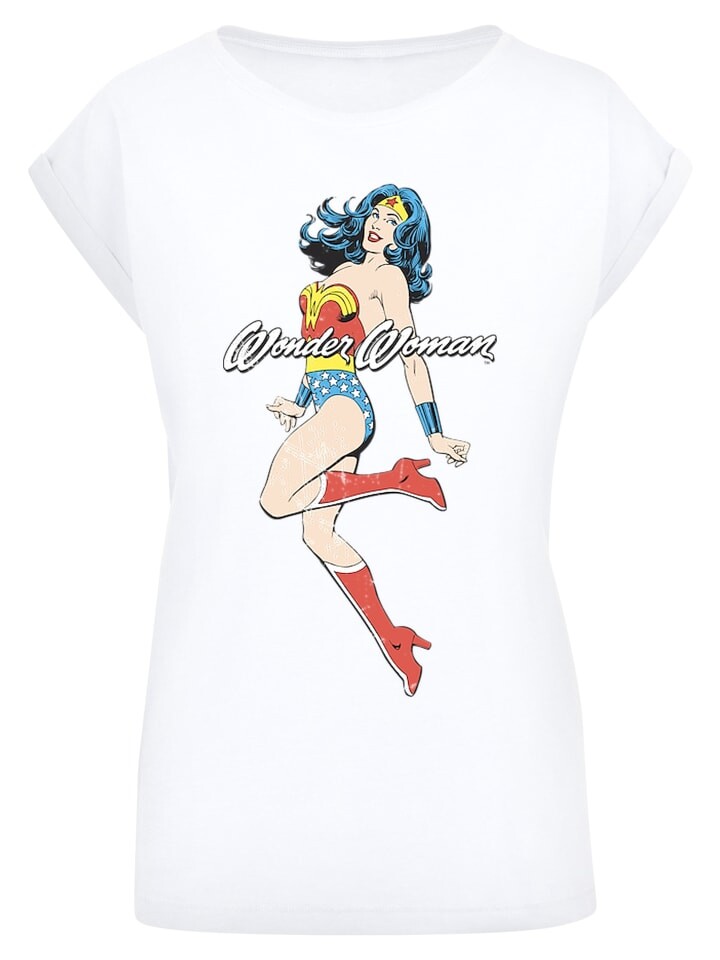 

Футболка F4NT4STIC DC Comics Wonder Woman Jump, белый