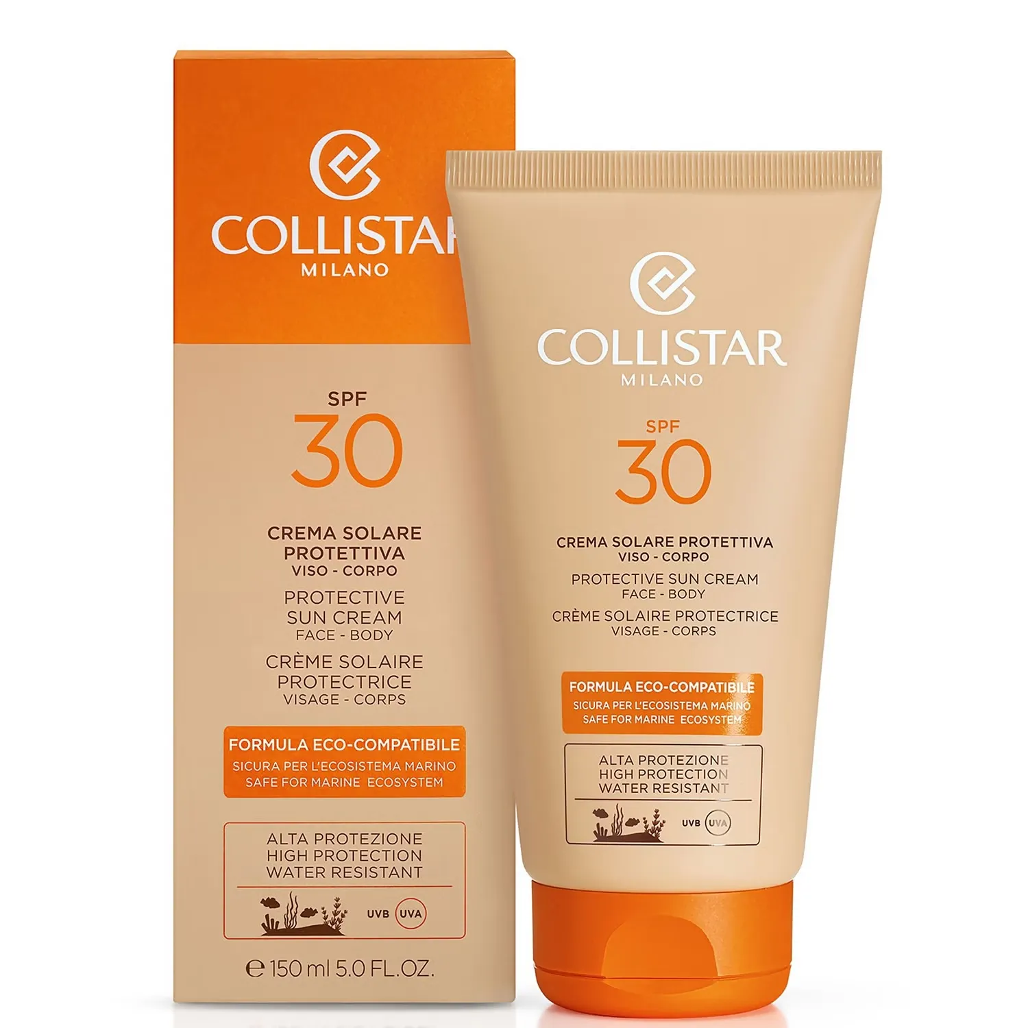 Защитный солнцезащитный крем для лица и тела SPF 30+ 150мл Collistar — фото 2
