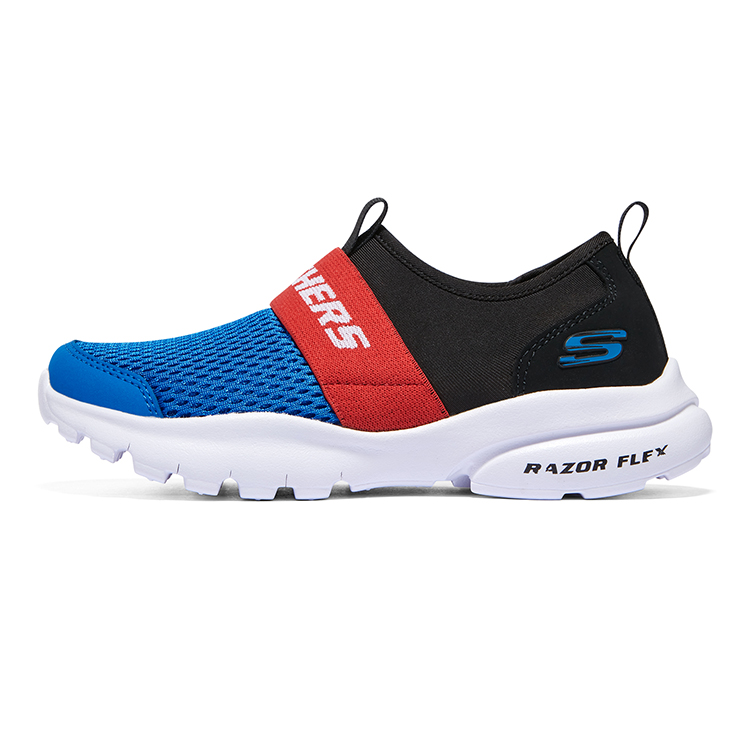 

Skechers Низкие детские кроссовки для бега, синие, черные