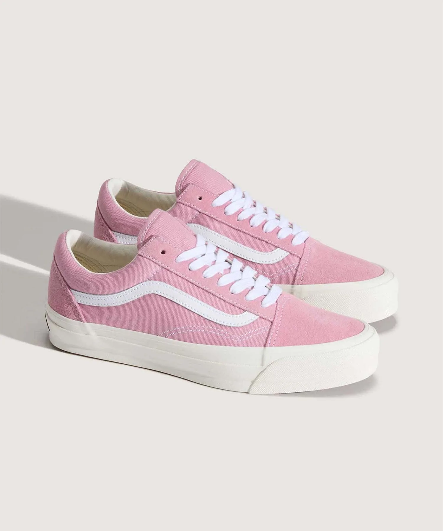 Унисекс кеды из канваса Old Skool Pink Dawn VANS розовые — фото 2
