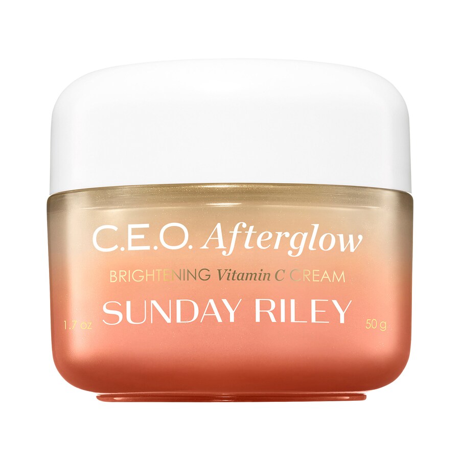 

Увлажняющий крем CEO Afterglow Brightening с витамином С Sunday Riley, 1.7 oz/50 mL
