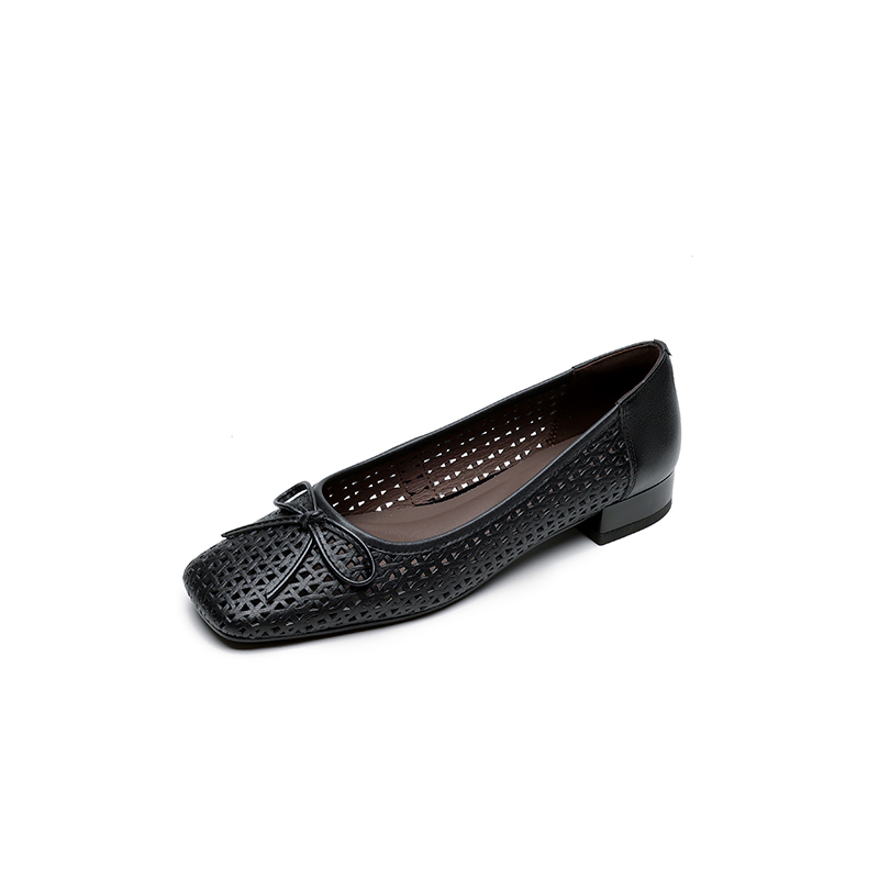Повседневные однобортные туфли женские Echo&yolo, Black