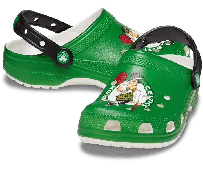 Сабо NBA Boston Celtics Cls Crocs женские, цвет White — фото 2